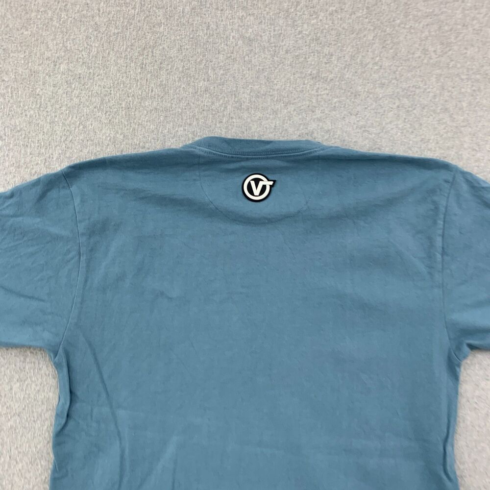 VANS Crewneck T Shirt Mens Medium Classic Fit Blue 100% Cotton Short Sleeve - Picture 10 of 12
